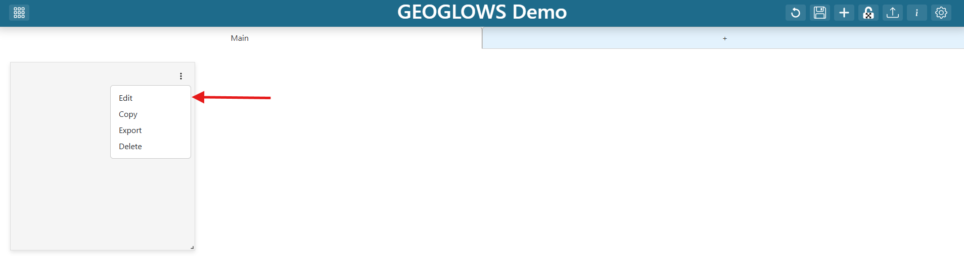Editing the default grid item